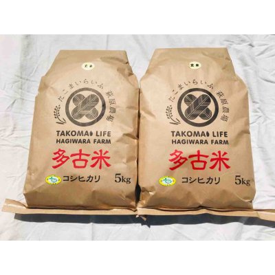 画像1: 玄米10kg　新米　令和4年産　特別栽培米コシヒカリ多古米（玄米）10kg（5kg袋×2）